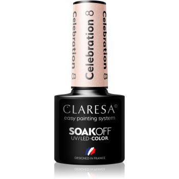Claresa SoakOff UV/LED Color Celebration lac de unghii sub forma de gel - imagine 2